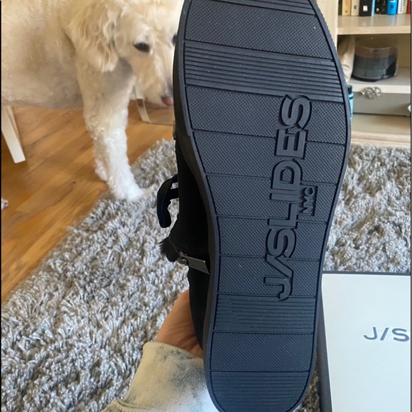 NWT J/SLIDES Suede Booties - Picture 5 of 7